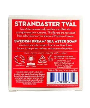 Swedish Dream Sea Aster Bath Soap - Set of 4 | Invigorating Cleansing Bar - Buy Online on GoSupps.com