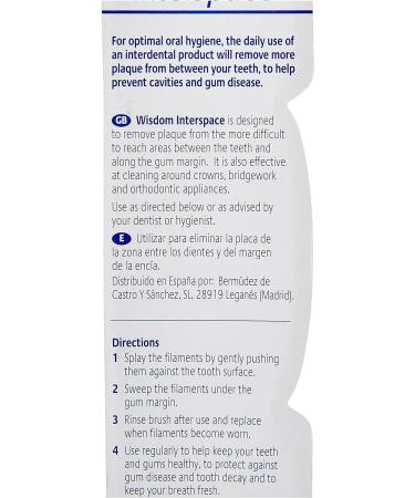 Wisdom Interdental Interspace Brush - Pack of 1 | Effective Oral Care Tool - Buy Online on GoSupps.com