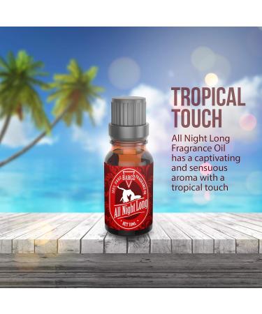 Bargz All Night Long Perfume Oil Sweet and Evocative Fragrance Captivating and Sensuous Aroma with A Tropical Touch (10 ml) - Buy Online on GoSupps.com