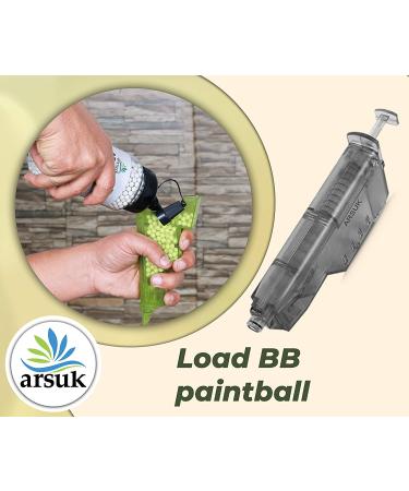 ARSUK Airsoft Speed Loader - 155 Rounds Fast Quick Loading Tool for 6mm bb Pellets Paintball Magazine - Buy Online on GoSupps.com