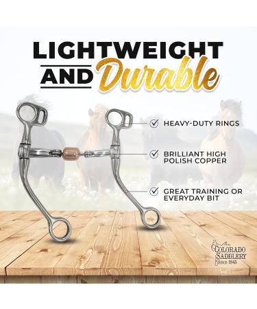 Colorado Saddlery Super Hinged Trainer Bit for Horses Stainless Steel - Buy Online on GoSupps.com