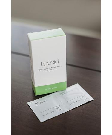 Loocid Anti Fog Wipes for Glasses - 30 Pre-Moistened Lens Cleaner Wipes for Eyeglasses, Goggles, Screens - Individually Wrapped Cleaning Kit (Pack of 1) - Buy Online on GoSupps.com