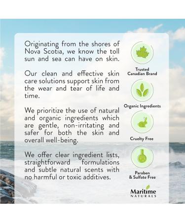 Maritime Naturals Daily Collagen Moisturizer Retinol Cream Collagen Jojoba Oil & Vitamin E Face Cream for Women & Men Made with Organic Ingredients 120 ml - Buy Online on GoSupps.com