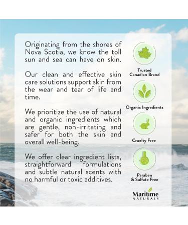 Maritime Naturals Retinol Moisturizer | Hyaluronic Acid & Organic Ingredients | Professional Face Cream for Day & Night | 120ml - Buy Online on GoSupps.com