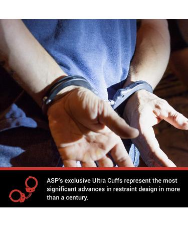 ASP Identifier Handcuffs  Double-Locking Handcuffs  Colored Handcuffs  Forged Aluminum Restraints  Police Handcuffs  Law Enforcement Gear  Security Guard Equipment Chain Blue - Buy Online on GoSupps.com