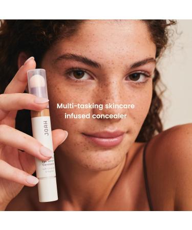 JOAH Perfect Complexion Under Eye Concealer & Hydrating Serum - Korean Makeup for Dark Circles Puffiness Peptide Formula Medium Coverage Fair/Light 1 oz - Buy Online on GoSupps.com