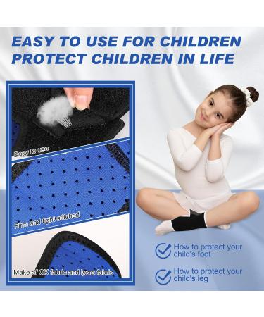 Buy 2 Pairs Kids Adjustable Ankle Brace Set - Compression Sleeve Support for Sprains & Injury Prevention - Buy Online on GoSupps.com