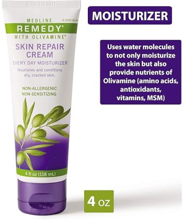 Medline Remedy Skin Repair Cream, 4 oz Tubes (3 Pack) - Buy Online on GoSupps.com