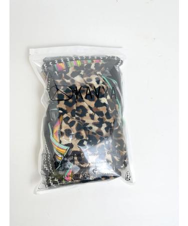 Kavya 6 PCs Boho Headbands for Women | Wide Elastic Leopard Print & Multi-Colored Hair Accessories | Yoga & Sport Hair Bands - Buy Online on GoSupps.com