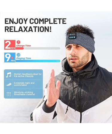 Perytong Sports Headband - Grey | Sweat Wicking Athletic Hairband - Buy Online on GoSupps.com