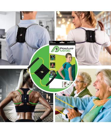 PRIMEKINETIX PostureMedic Dynamic Brace - Neck Back & Shoulder Support | Enhance Posture & Alignment | Regular Strength Large (Yellow - Buy Online on GoSupps.com