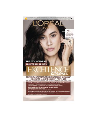 L'OR AL L'Or al Paris Excellence Universal Nudes Brown 2U Ammonia-Free Permanent Hair Colour