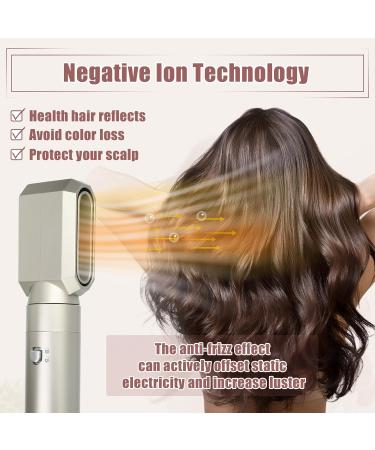 Buy VOCOSTE 5 in 1 Hot Air Brush - Hair Dryer Styler and Volumizer in Champagne | International Shipping Available - Buy Online on GoSupps.com