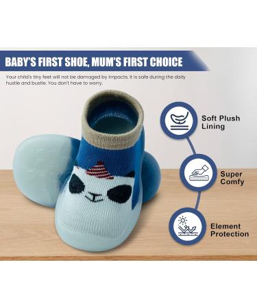 Dookeh Baby Shoes Soft Sole Sneakers Toddler Infant Sock Shoes (2-3 Years) - Darkblue - Buy Online on GoSupps.com