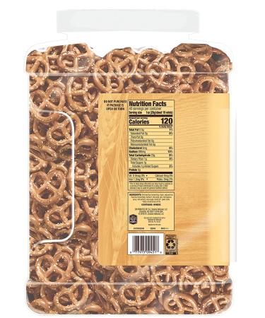 Snyder's of Hanover Mini Pretzels 40 Oz Canister - 2.5 Pound Pack of 1 | Crunchy Snack Pretzels - Buy Online on GoSupps.com
