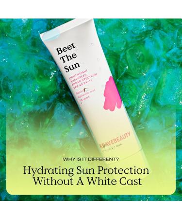 KraveBeauty Beet The Sun SPF 40 Korean-Inspired Daily Broad Spectrum Sunscreen Non-Greasy Chemical SPF No White Cast Vegan & Cruelty-Free 1.7 fl oz 1.7 Fl Oz (Pack of 1) - Buy Online on GoSupps.com