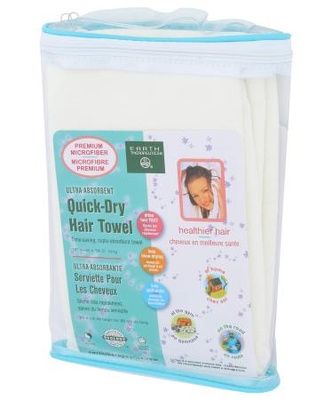 Earth Therapeutics Ultra-Absorbent Quick-Dry Hair & Body Towel (Natural) - Buy Online on GoSupps.com