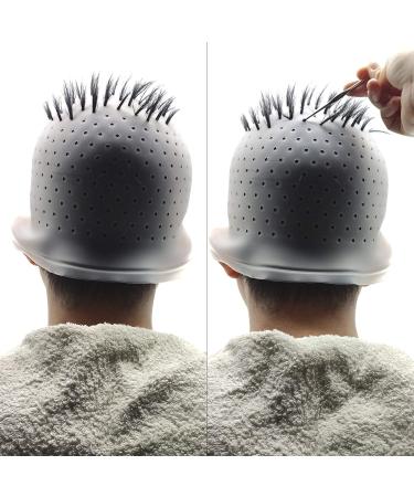 Losaria Highlighting Cap Frosting Tipping for Hair Dyeing - White, Reusable DIY Kit - Buy Online on GoSupps.com