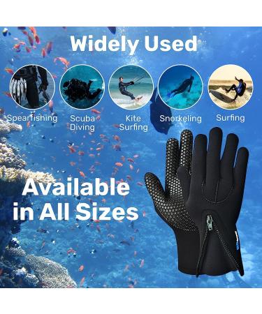 H2ODYSSEY UltraZip Five Finger Glove - Medium | Ideal for Diving, Swimming and Surfing - Buy Online on GoSupps.com