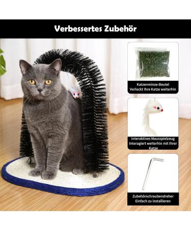 Pehum Anti-Fall-Down Cat Sheet | Self-Nurse & Massage Brush for Indoor Cats | Perfect Cat Toy (34cm Height) - International Shipping Available - Buy Online on GoSupps.com
