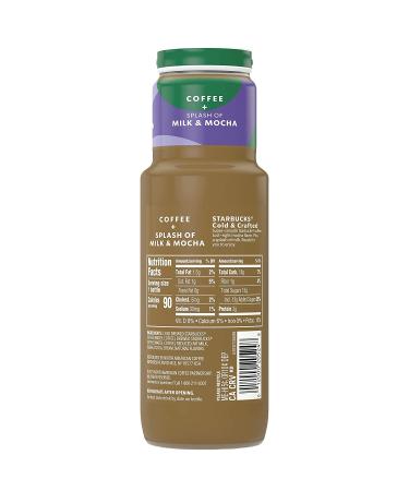 Starbucks Cold & Crafted Coffee Splash of Milk + Mocha 11oz Bottles (12 Pack) - Buy Now! - Buy Online on GoSupps.com