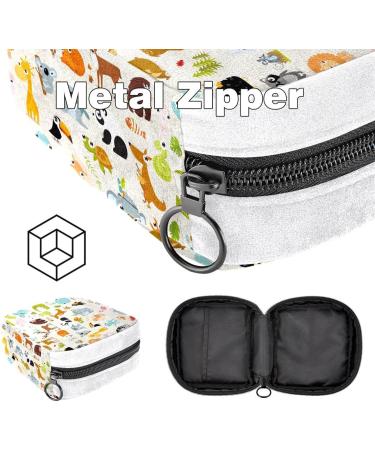 Cartoon Animal Sanitary Napkin Storage Bag - Deer & Panda Design | Color4582 - Buy Online on GoSupps.com