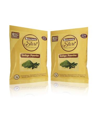 Buy Organic Indigo Powder for Hair | Black Dye from Indigofera Tinctoria | Pure Neel Powder 50g - International Shipping - Buy Online on GoSupps.com