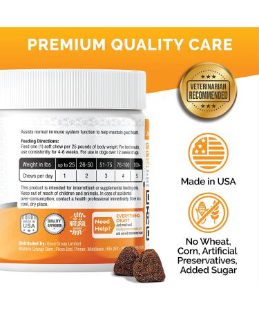 Premium Care Probiotics for Dogs - 120 Chews - Digestive Health Support for Dogs - Buy Online on GoSupps.com