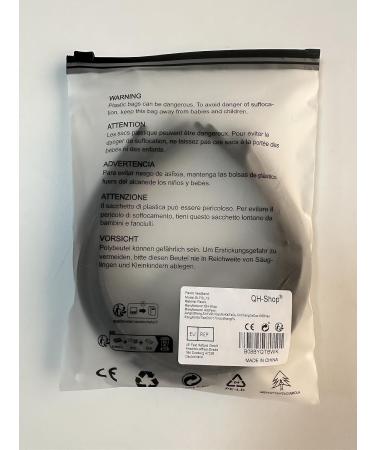 Buy Black 8mm Plastic Headband with Anti-Slip Teeth | Hair Accessories for Women & Girls - DIY Hair Bands - Buy Online on GoSupps.com