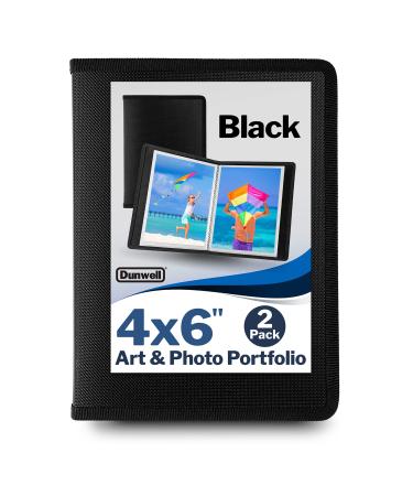  Dunwell Art Portfolio 9x12 Folder - (Black), Portfolio Folder  for Artwork, 9 x 12 Art Folder, 24 Pockets Display 48 Pages, Portfolio  Binder, Sketch Portfolio, Art Binder, 9x12 Art Portfolio Kids : Office  Products
