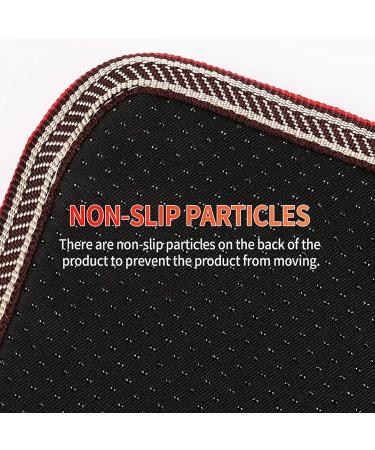 Urpizy Waterproof Heated Foot Warmer Mat - Fast Heating Technology | Electric Heating Pad for Home & Office | Dark Wood Grain Design - Buy Online on GoSupps.com