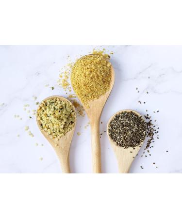 Organic Fiber-Rich Flax, Hemp, and Chia Seed Blend - 10 lbs | Non-GMO, Omega 3 & Bulk | Perfect for Smoothies, Salads, Oatmeal - Buy Online on GoSupps.com