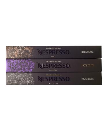 Nespresso Nespresso Lot de 30 capsules (Ristretto Arpeggio Roma)