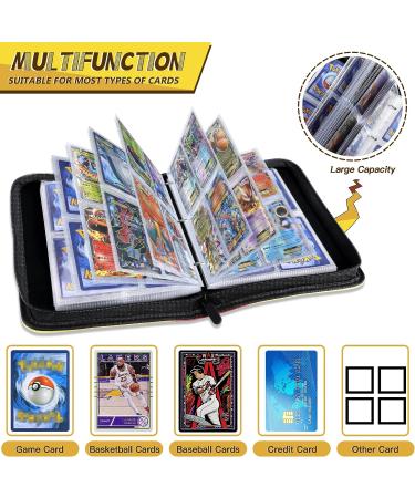 Elubbikok Trading Card Binder - Holds 480 Cards | 60 Removable Sleeves | Game Card Organizer for Boys and Girls | Great Gift Idea - Buy Online on GoSupps.com