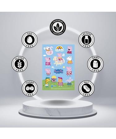 Dekozauber24 Edible Muffin Toppers Peppa Pig - 13 Wafer Decorations for Kids' Birthday Cakes and Muffins - Buy Online on GoSupps.com