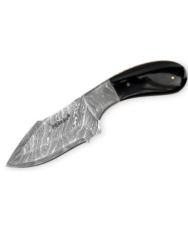 Perkin Handmade Knives Damascus Knife Hunting Knife with Sheath