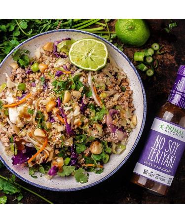 Primal Kitchen No-Soy Teriyaki Sauce & Marinade - Whole30, Paleo, Keto Certified - 8.5 oz (Pack of 2) - Buy Online on GoSupps.com