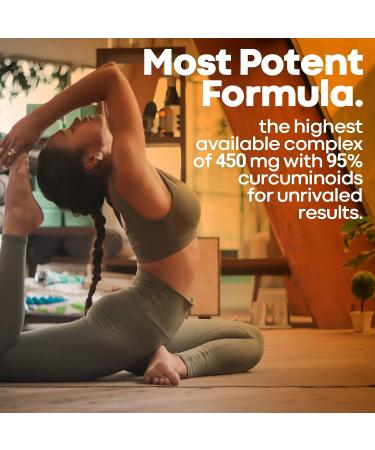 Turmeric Curcumin 1600mg with Bioperine | Joint Supplement for Men and Women | Mobility Support with C3 Complex - Buy Online on GoSupps.com