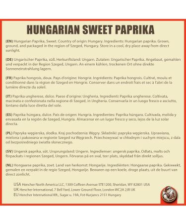 Paprika doux hongrois (100g) Authentique de Szeged Hongrie Qualit sup rieure Doux (doux) - Buy Online on GoSupps.com