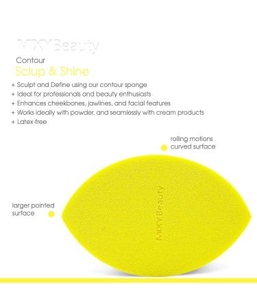 Flawless Makeup Sponge Set of 3 - Latex-Free Beauty Sponges for Foundation Contour & Concealer Blending - Buy Online on GoSupps.com