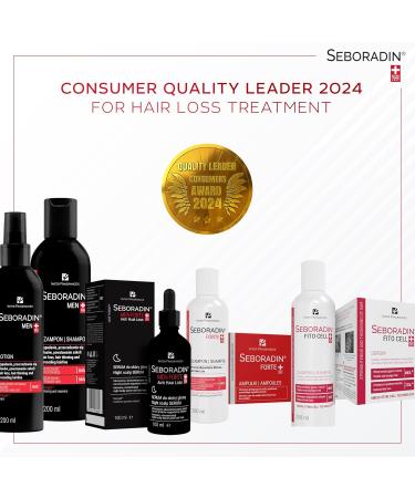 Seboradin Ampoules FORTE for Men Anti-hair loss Intensive Baldness Treatment 14 Ampoules of 5.5 ml - Buy Online on GoSupps.com