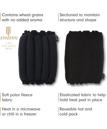 Zhu-Zhu Microwavable Knee & Leg Pad | Navy Fleece Wheat Bag for Pain Relief - Buy Online on GoSupps.com