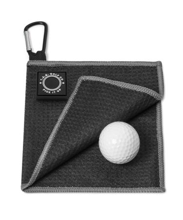 TAG Golf Co Small Magnetic Golf Towel -Stick it to Your Club or Putter - Microfiber Golf Towel - Perfect Size for Pocket- 6 x 6 - Golf Ball Cleaner -Portable-Sidekick Series