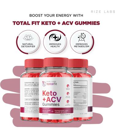 Total Fit Keto ACV Gummies - Advanced Weight Loss Supplement | Premium Keto + Apple Cider Vinegar | 60 Count Gummy for Total Wellness - Buy Online on GoSupps.com