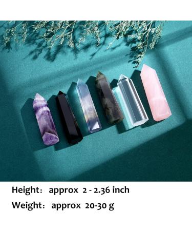 Clear Quartz Crystal Healing Wand - Hexagonal Point for Reiki Meditation Therapy - Buy Online on GoSupps.com