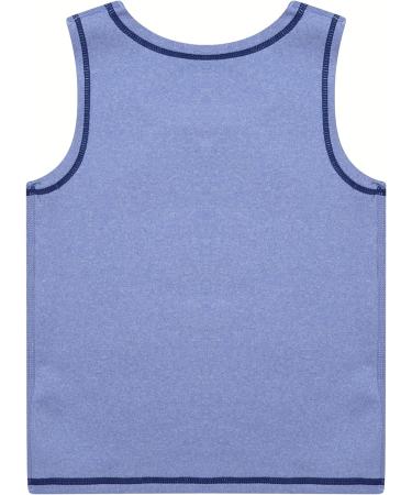 Hansber Kids Compression Tank Top Sleeveless T-Shirt Blue 3-4 - Athletic Base Layer for Boys and Girls - Buy Online on GoSupps.com