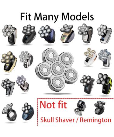 6D Head Shaver Replacement Heads - Electric Razor Blades for Men | Premium Quality Head Shavers - Buy Online on GoSupps.com