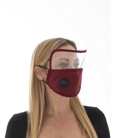 easylife lifestyle solutions Reuseable Visor Filter Mask with Valve +1 Filter | L21xH17xD0.5cm Navy - Buy Online on GoSupps.com