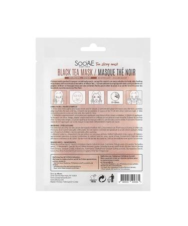 Soo AE Tea Story Mask - Nourishing Black Tea Mask | 1 Count - International Shipping Available - Buy Online on GoSupps.com