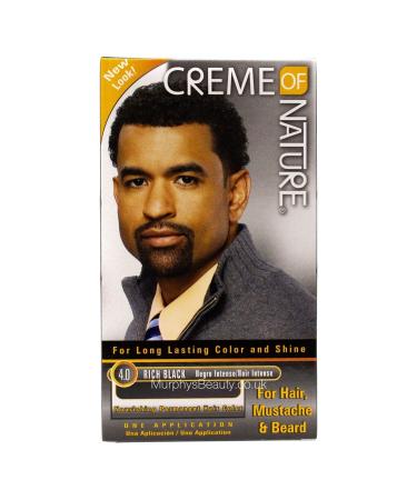 Creme of Nature Color Gel Mens # 4.0 Rich Black